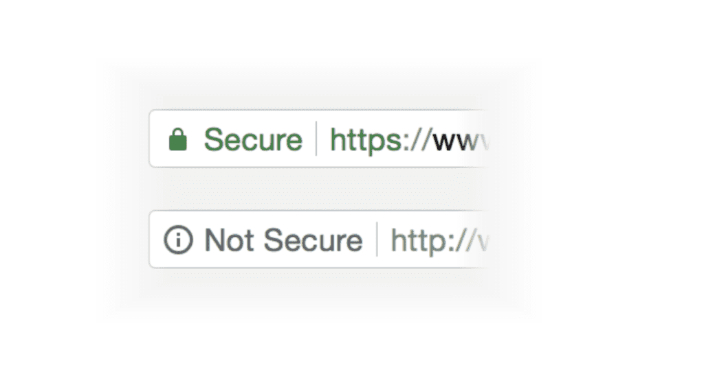 website with ssl certificate vs no ssl certificate